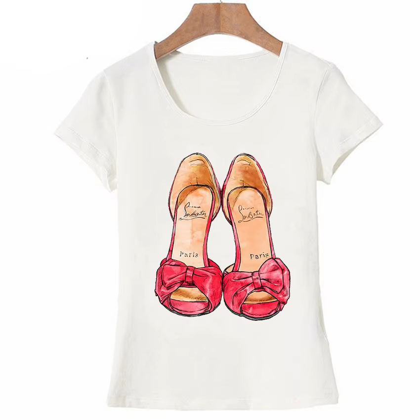 T-Shirt Vintage à la Mode pour Femme