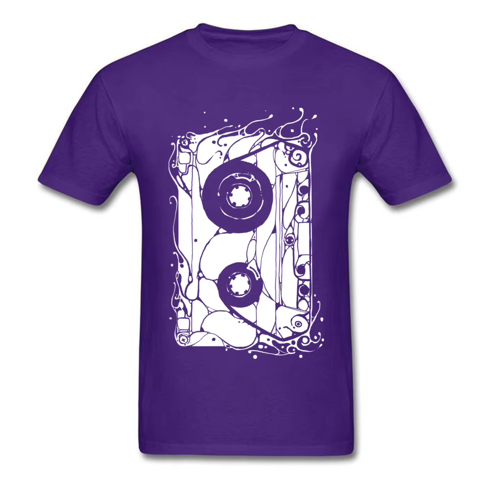 T-Shirt à Manches Courtes et Col Ras du Cou pour Homme