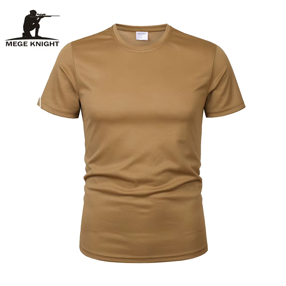 T-Shirt à Manches Courtes et Col Rond pour Homme