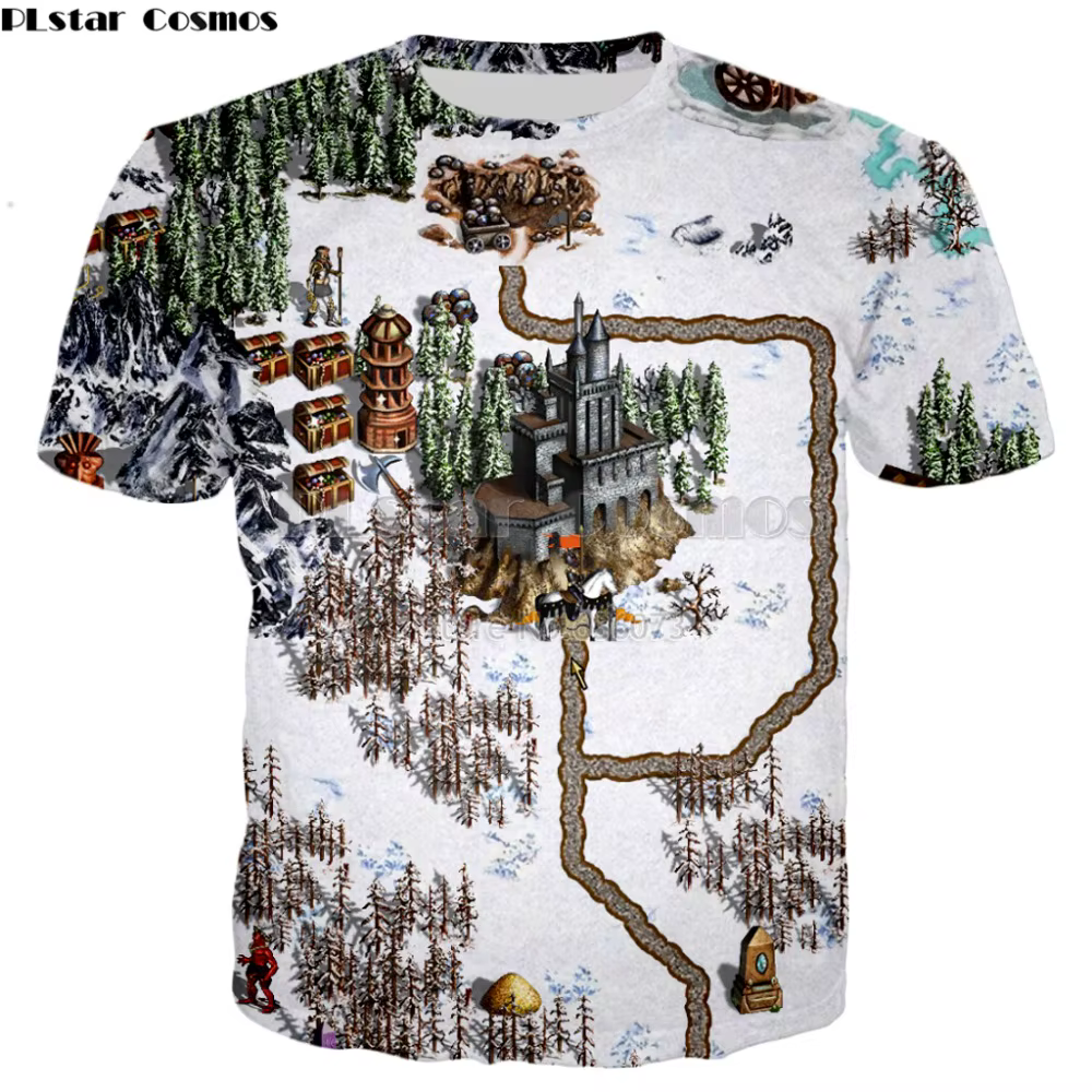 T-shirt homme/femme, estival et à la mode