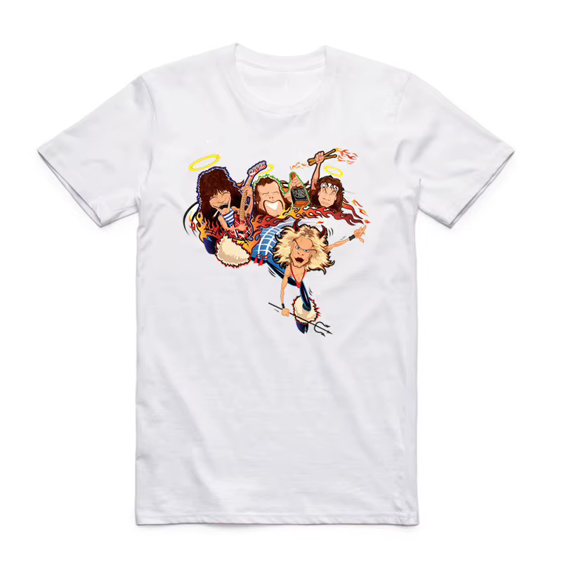 2019 hommes femmes imprimer Van Halen bande mode blanc T-shirt été col rond manches courtes