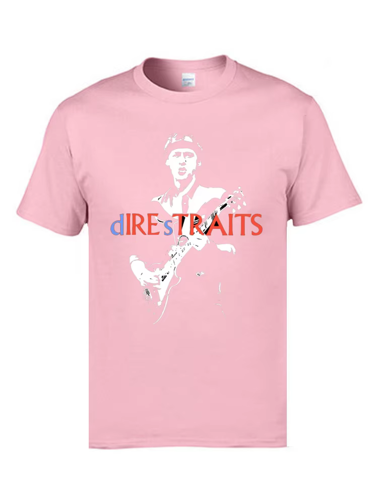 T-shirt hiphop JERock Dire Straits pour hommes