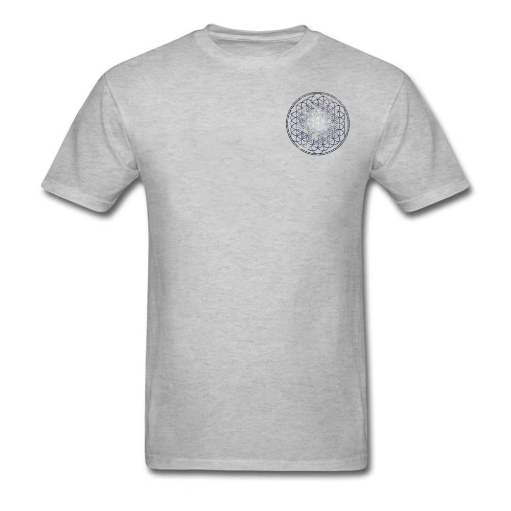 T-shirt mandala en coton pour homme