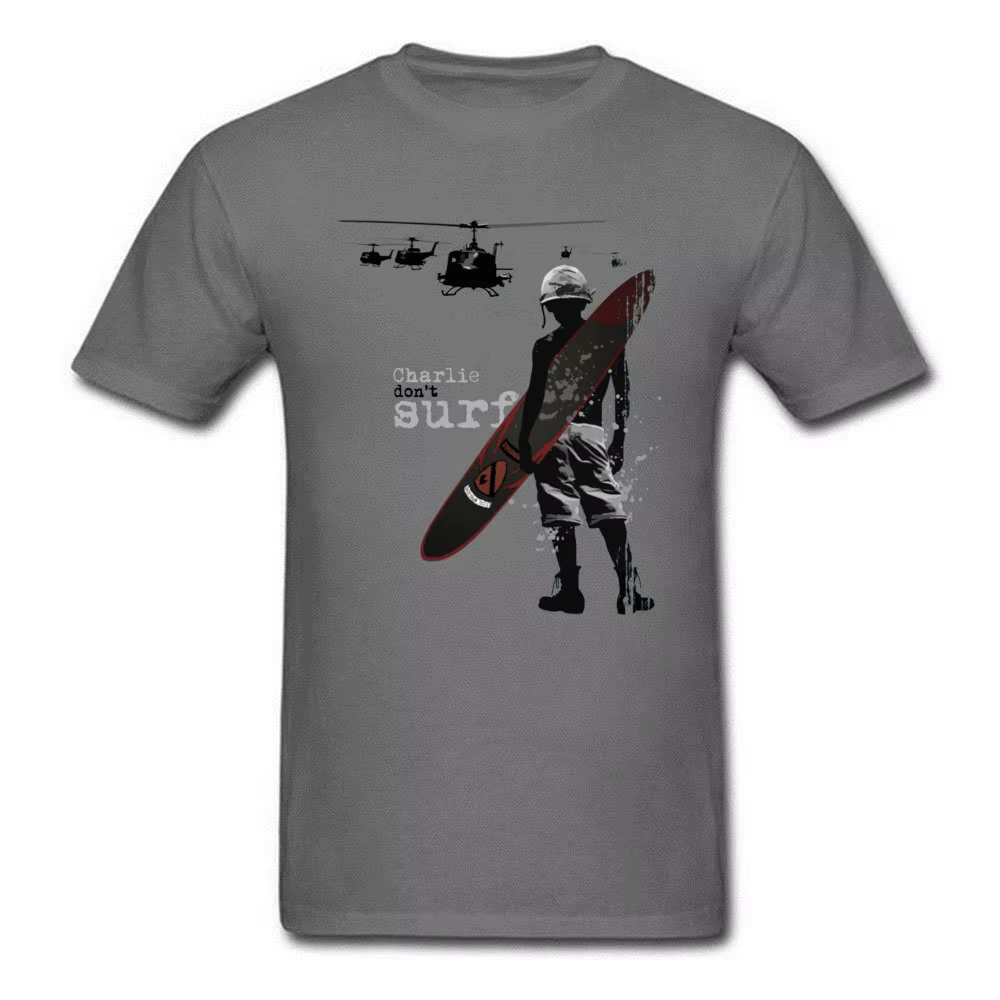 T-shirt imprimé en 3D rétro pour hommes