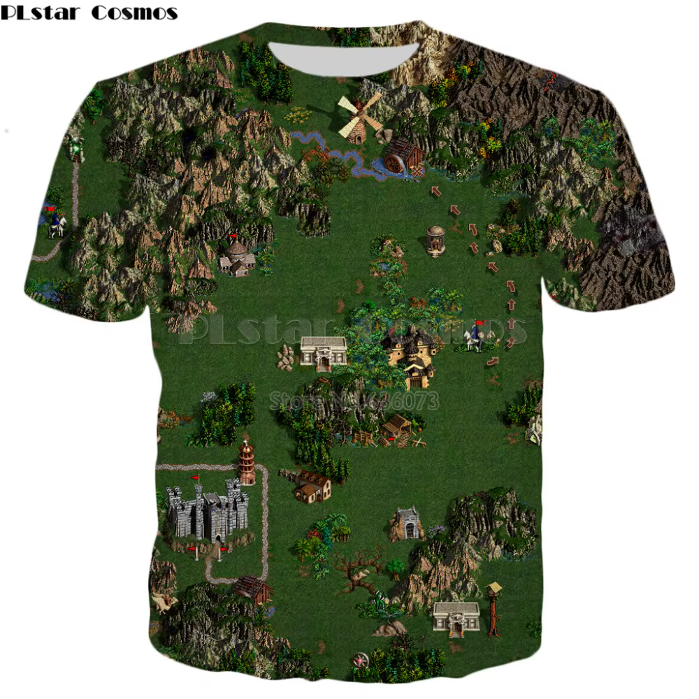 T-shirt homme/femme, estival et à la mode
