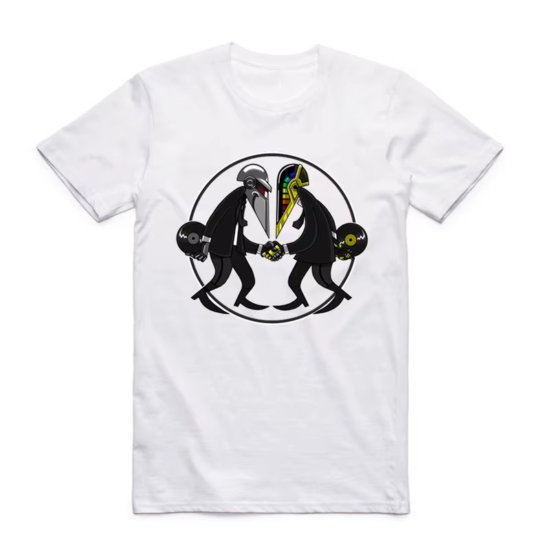 2019 Daft Punk hommes femmes t-shirt été à manches courtes groupe de musique française