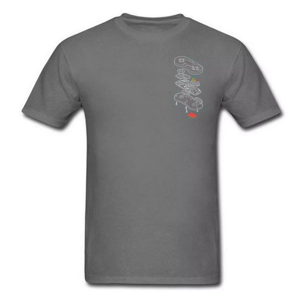 T-Shirt Personnalisé en Coton Noir pour Homme