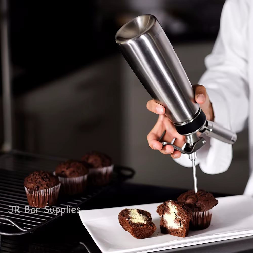 Distributeur de crème fouettée en acier inoxydable 100%