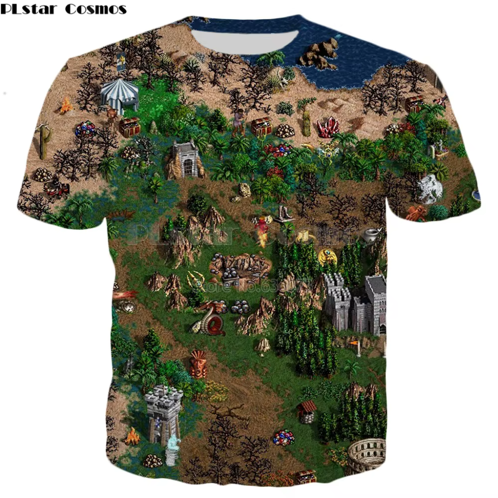 T-shirt homme/femme, estival et à la mode