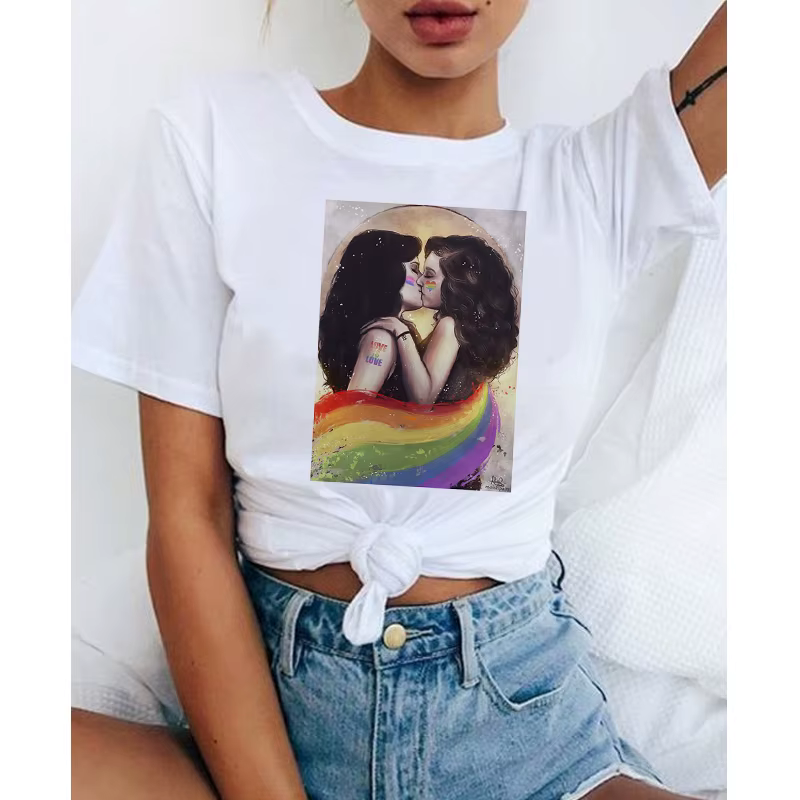 T-shirt femme, lgbt