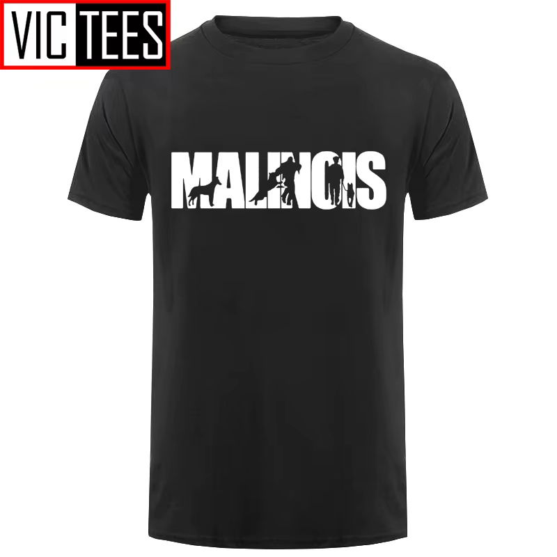 T-shirt imprimé Malinois pour hommes