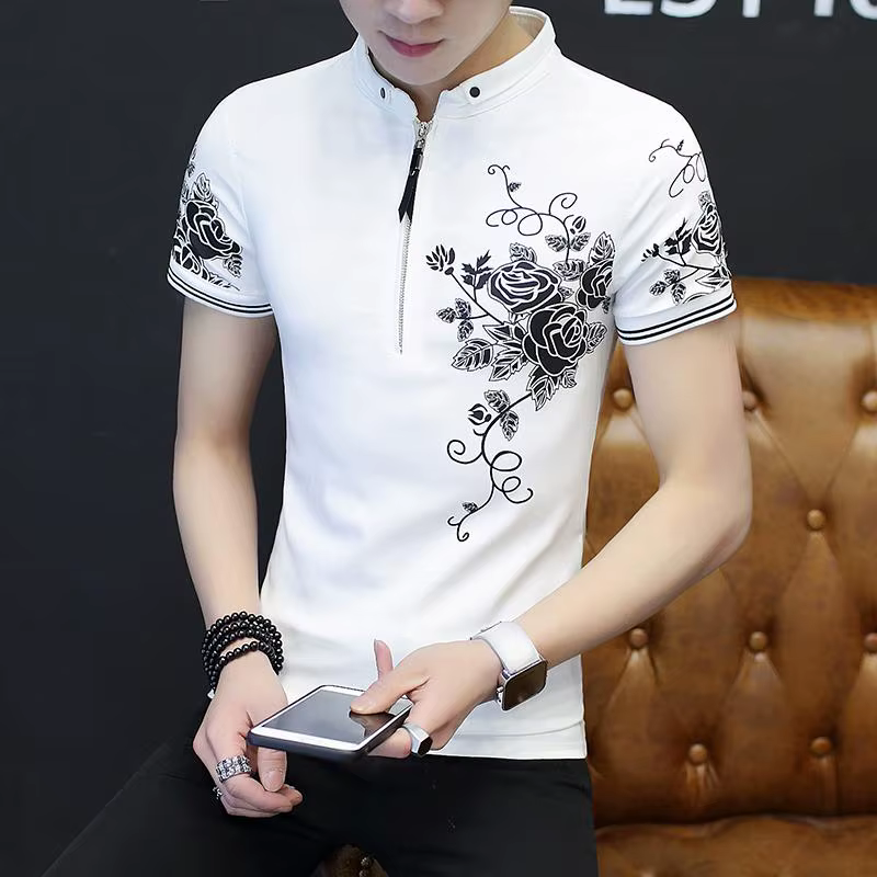 Hommes Polo hommes chemise à manches courtes Polo imprimé Polo nouveaux vêtements été Streetwear décontracté mode hommes hauts