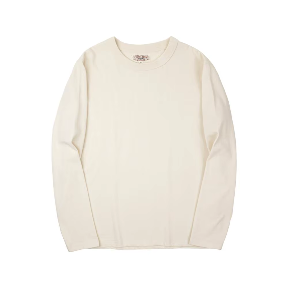 T-shirt à manches longues et col ras du cou pour homme