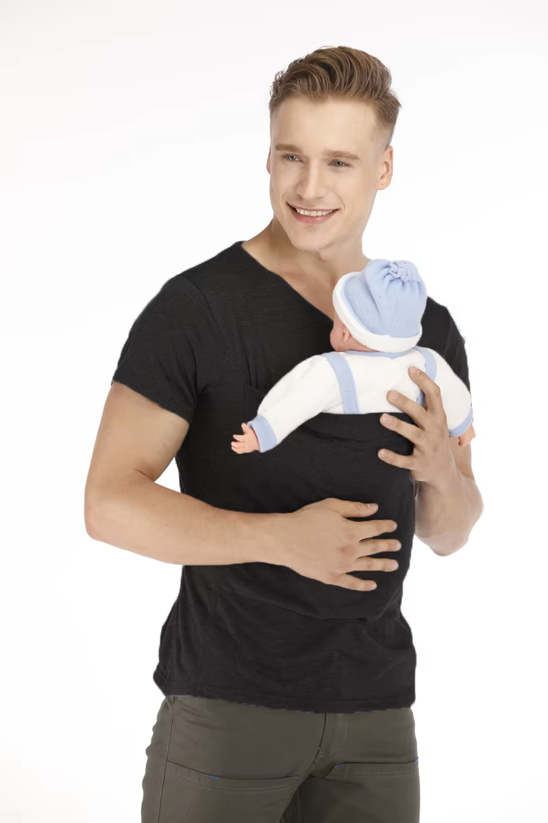 T-shirt de sécurité à poches kangourou pour bébé