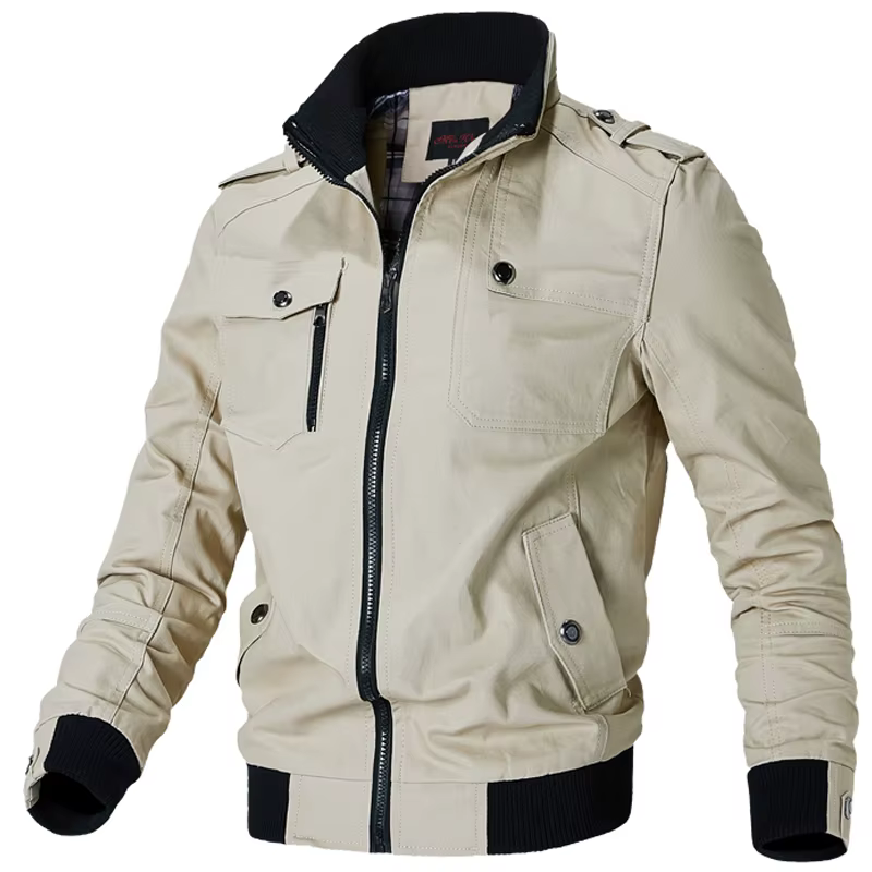 Vestes cargo pour hommes nouvelle mode bombardier vêtements pour hommes simple style britannique chaud coupe-vent veste et manteau veste de baseball mâle