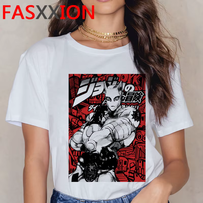 Jojo's Ives Arre Adventure-T-shirt de dessin animé drôle pour homme