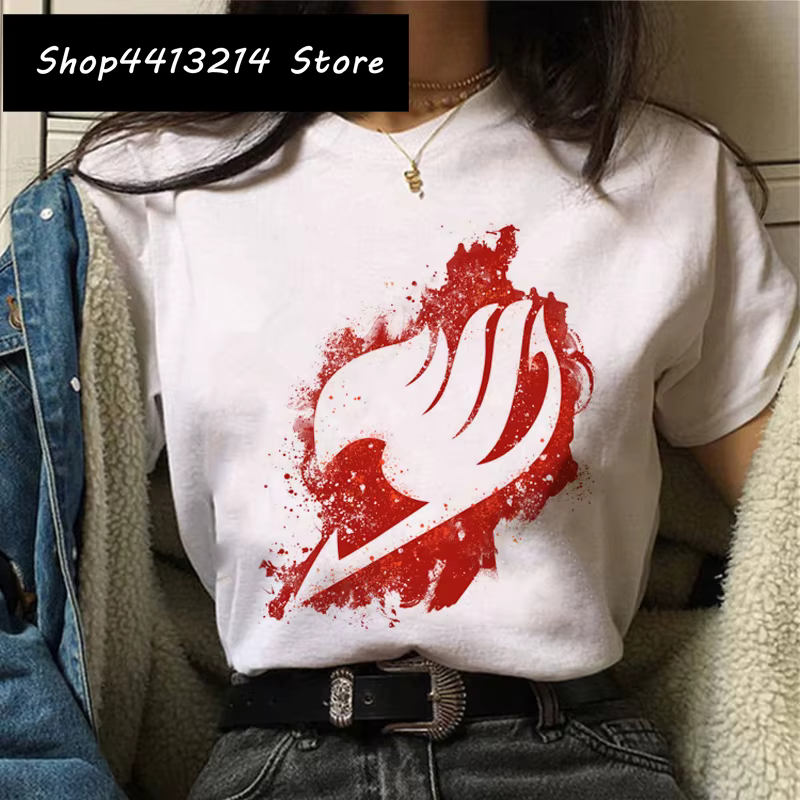 Fairy Tail t-shirt femmes japonais Anime nouveaux hauts