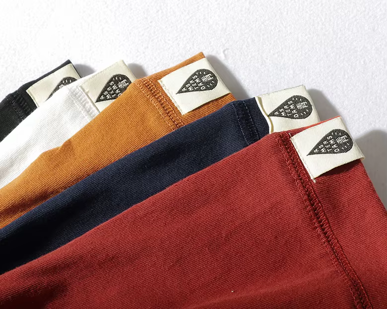 T-shirt uni à manches Leurs lan pour hommes