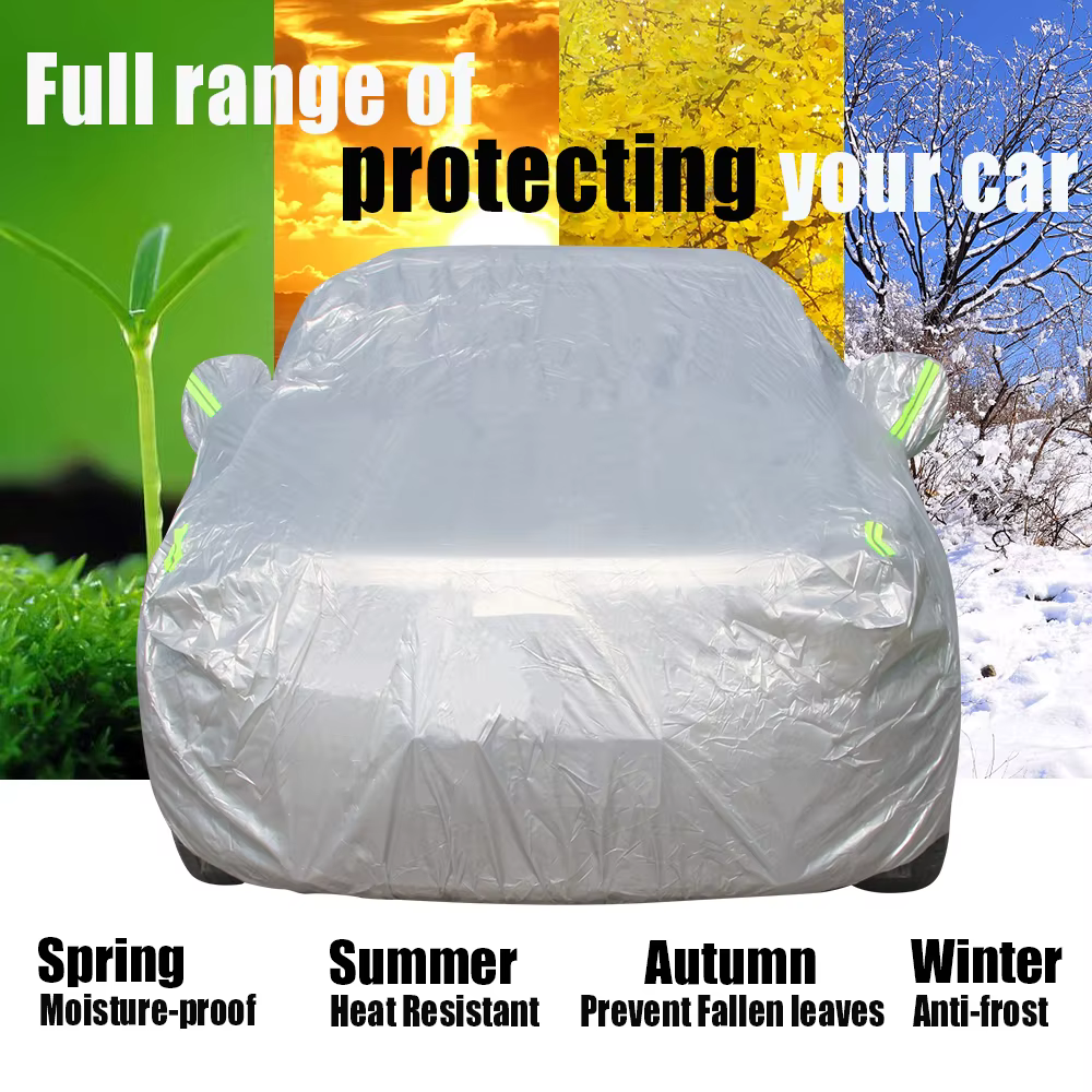 Housse de voiture extérieure soleil pluie neige vent prévenir couverture automatique anti-poussière pour VW Volkswagen Polo 1994-2025