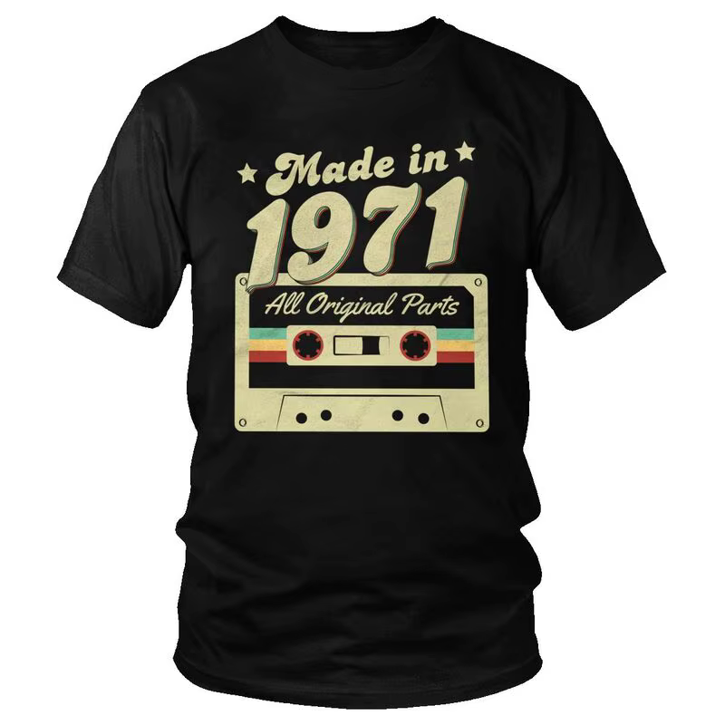 T-Shirt Vintage à manches courtes pour Homme
