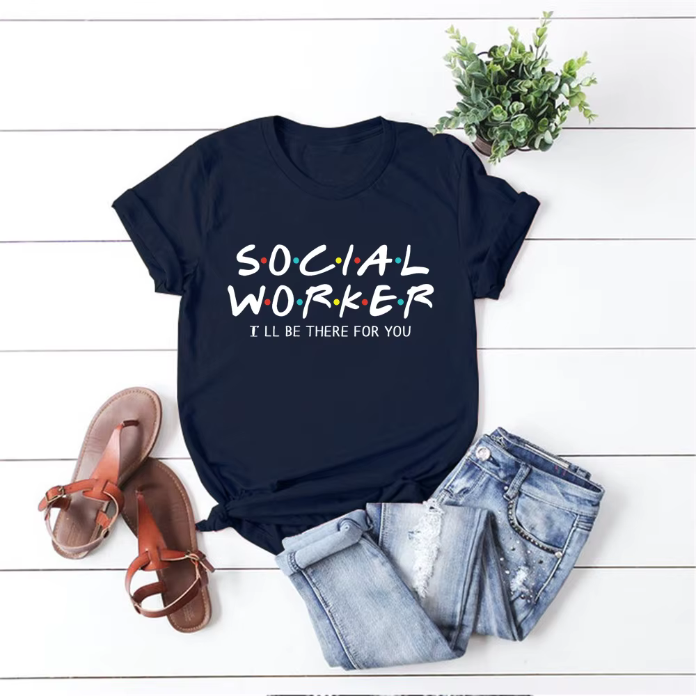 T-shirt humoristique de travailleur social