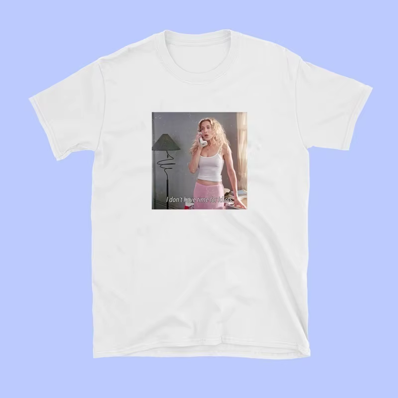 Sunfiz-T-shirt de la série télévisée HJN I Don't Have Time For Idiots pour femme