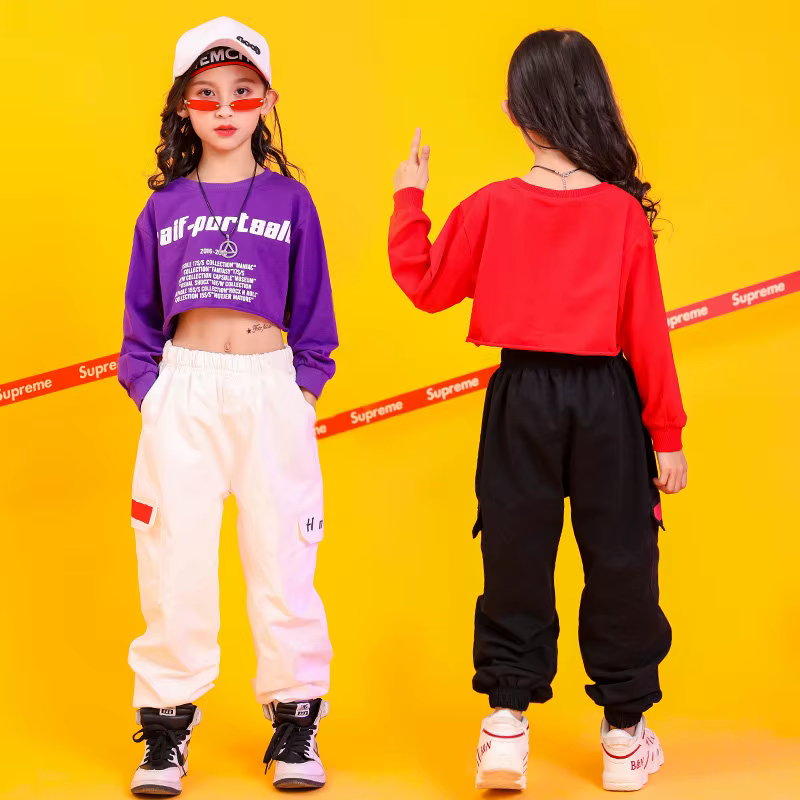 Style Hip Hop hauts récolte adolescents pour filles vêtements de rue Cool fille coton T-shirt mode adolescentes