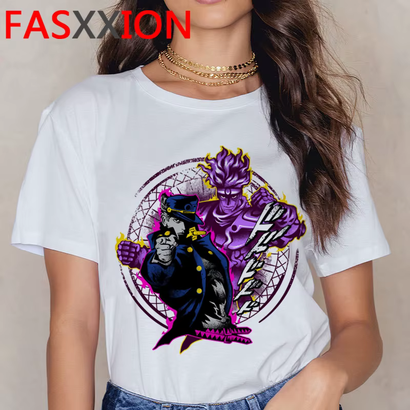 Jojo's Ives Arre Adventure-T-shirt de dessin animé drôle pour homme