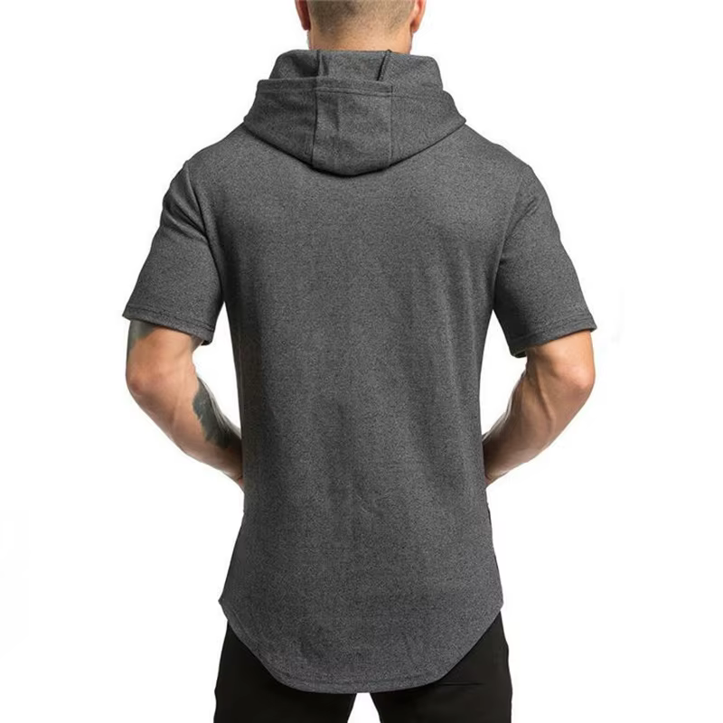 T-shirt à Capuche et Manches Courtes pour Homme
