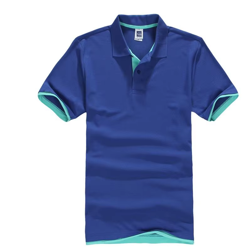 Polo en pur coton à manches courtes pour hommes