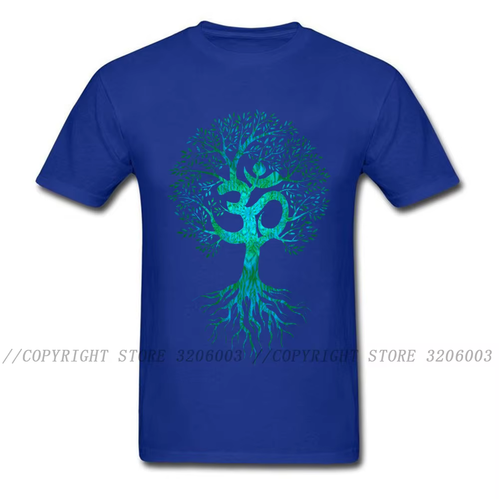 Hommes T-shirt Om arbre de vie