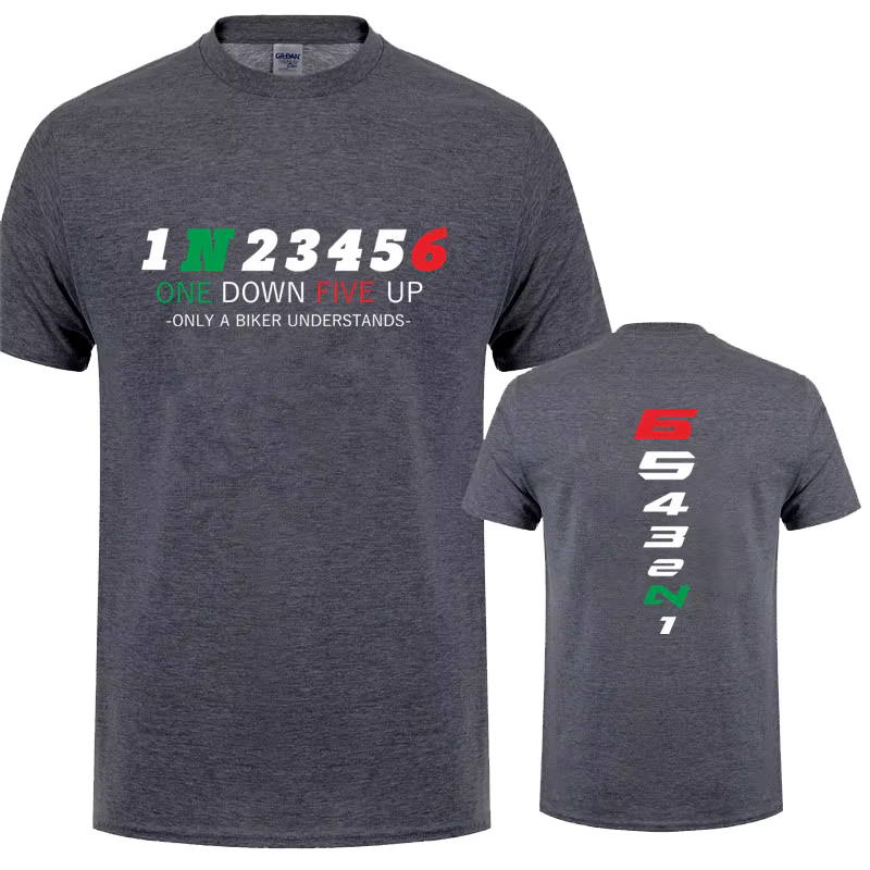 1N23456 moto seulement un motard comprend T-Shirt