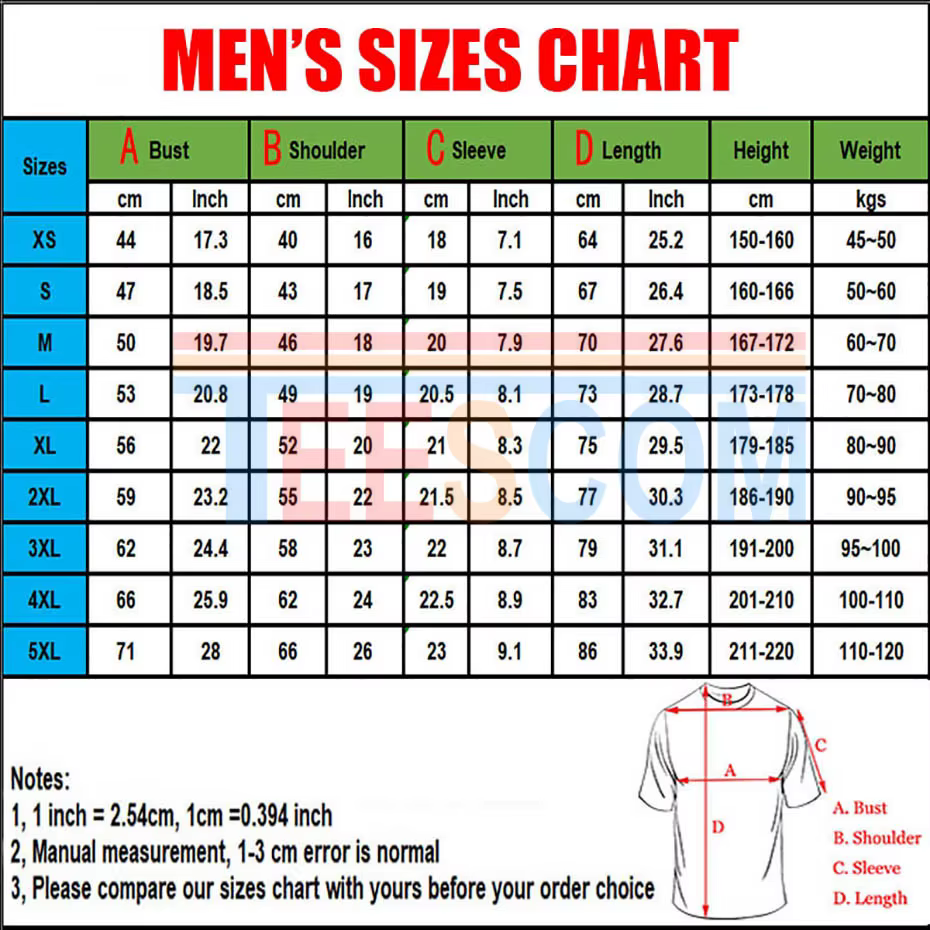 T-Shirt à Manches Courtes en Coton pour Homme