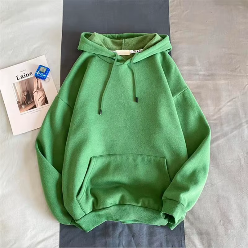 Sweat à capuche de couleur unie pour homme