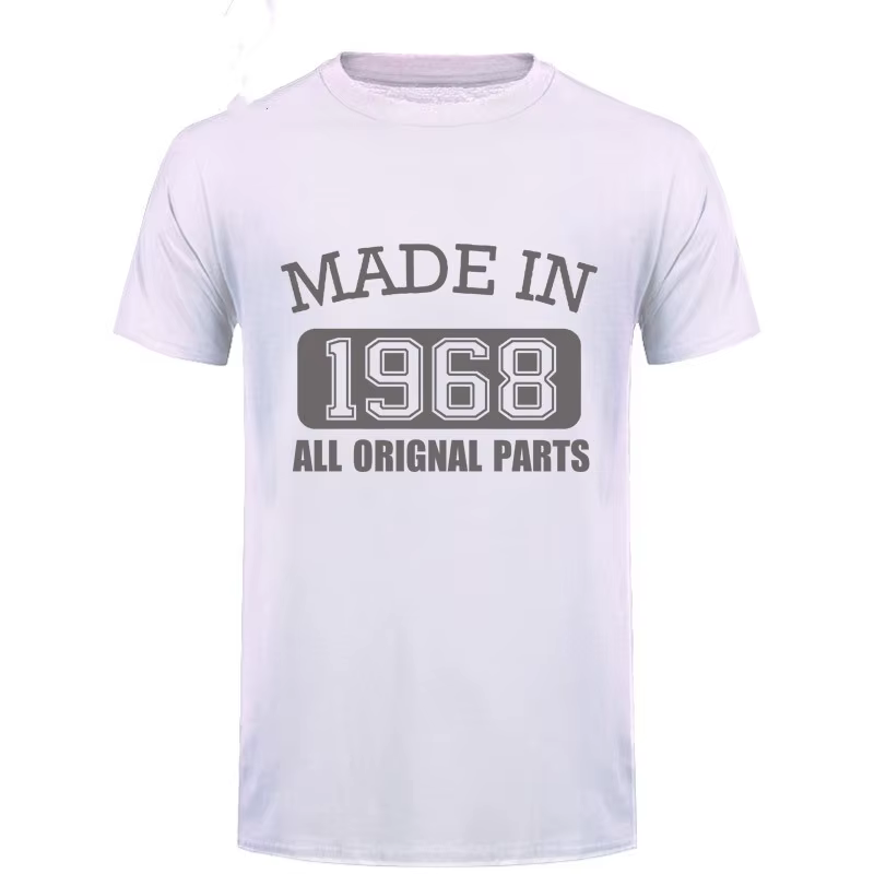 T-Shirt pour homme, fait en 1968 avec toutes les pièces originales