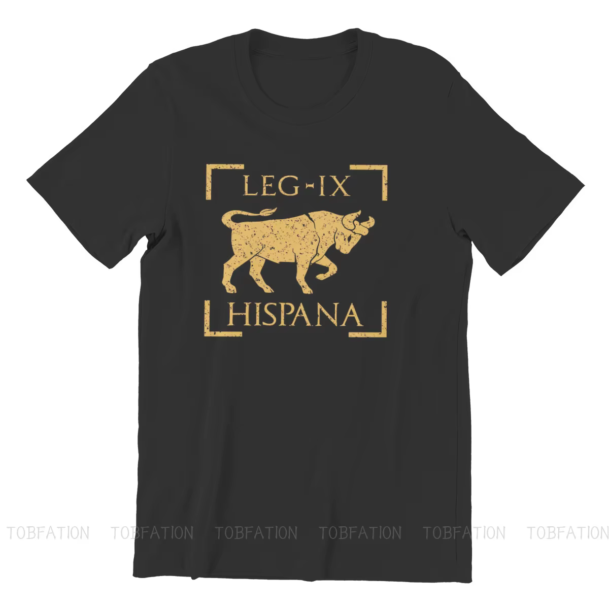 Ancienne Rome t-shirt pour hommes Legio IX Hispana taureau emblème basique