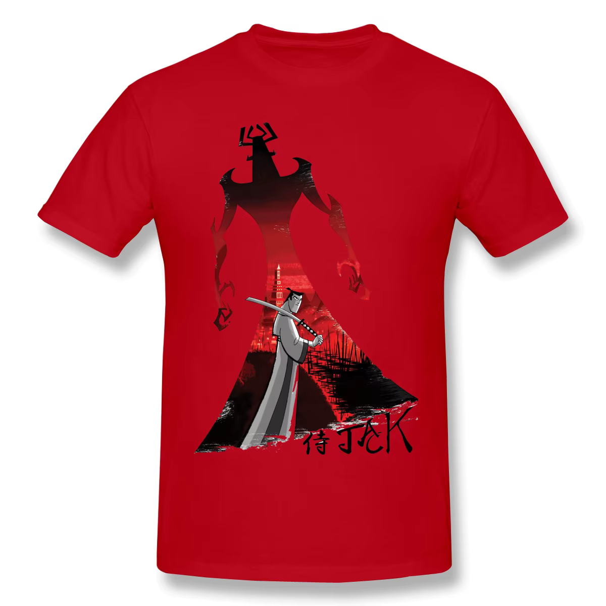 Samouraï Jack Cool créatif t-shirt décontracté offre spéciale