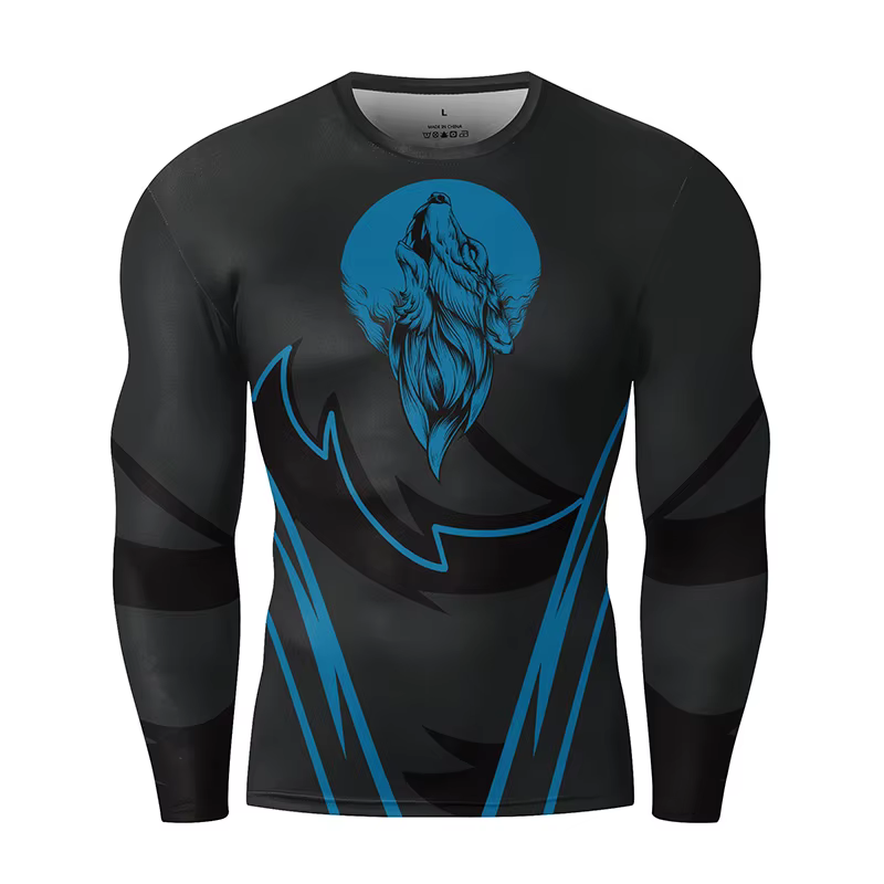 T-shirt à manches longues imprimé en 3D