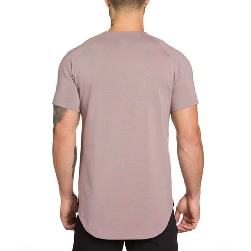 T-shirt à manches courtes et col en V pour homme