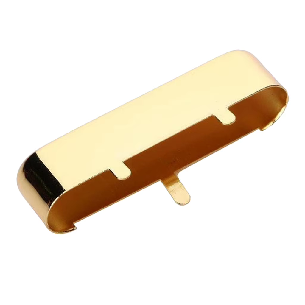 Couvercle de micro de cou en laiton pour TL pour pièces de guitare électrique Telecaster or/Chrome