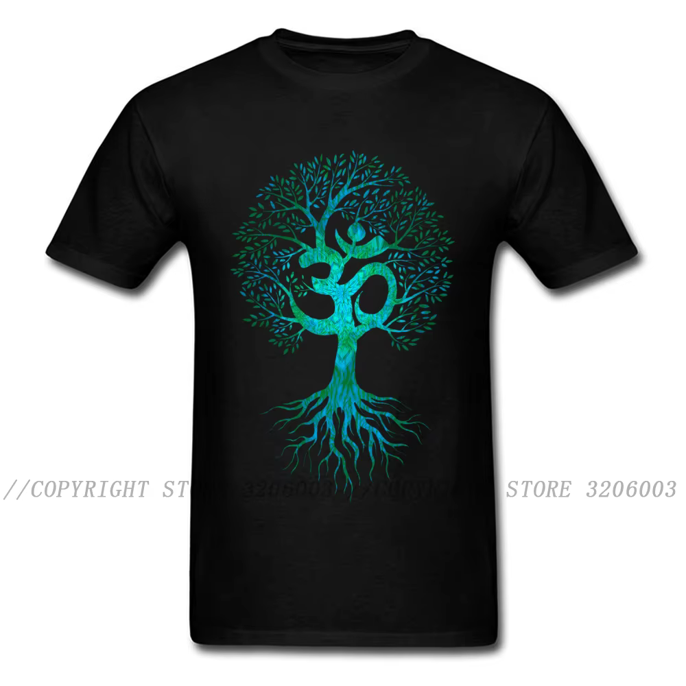 Hommes T-shirt Om arbre de vie