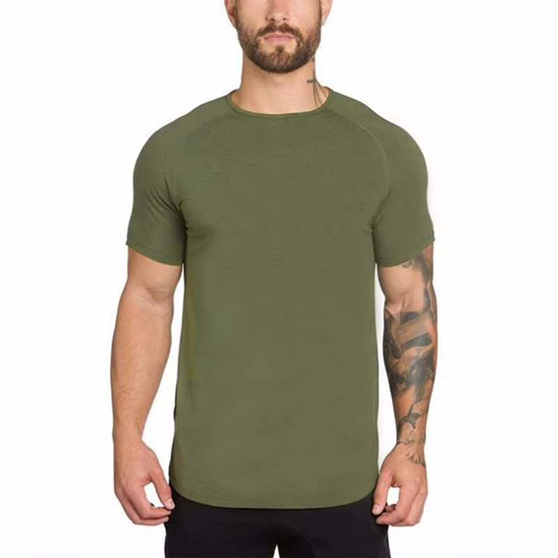 T-shirt à manches courtes et col en V pour homme
