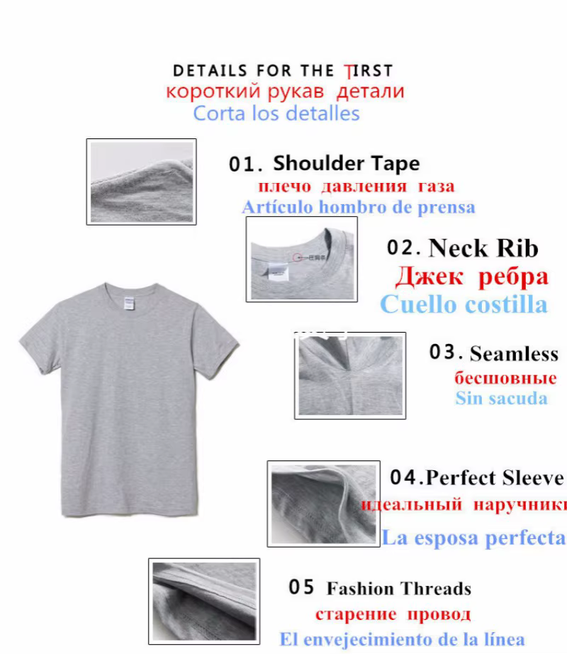 T-Shirt manches courtes col rond pour hommes