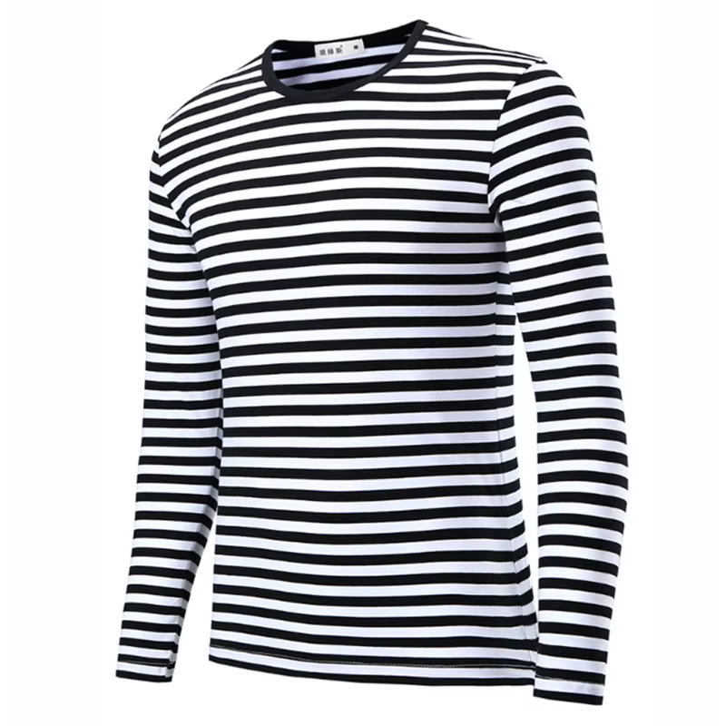 T-shirt à manches longues en coton pour hommes et femmes