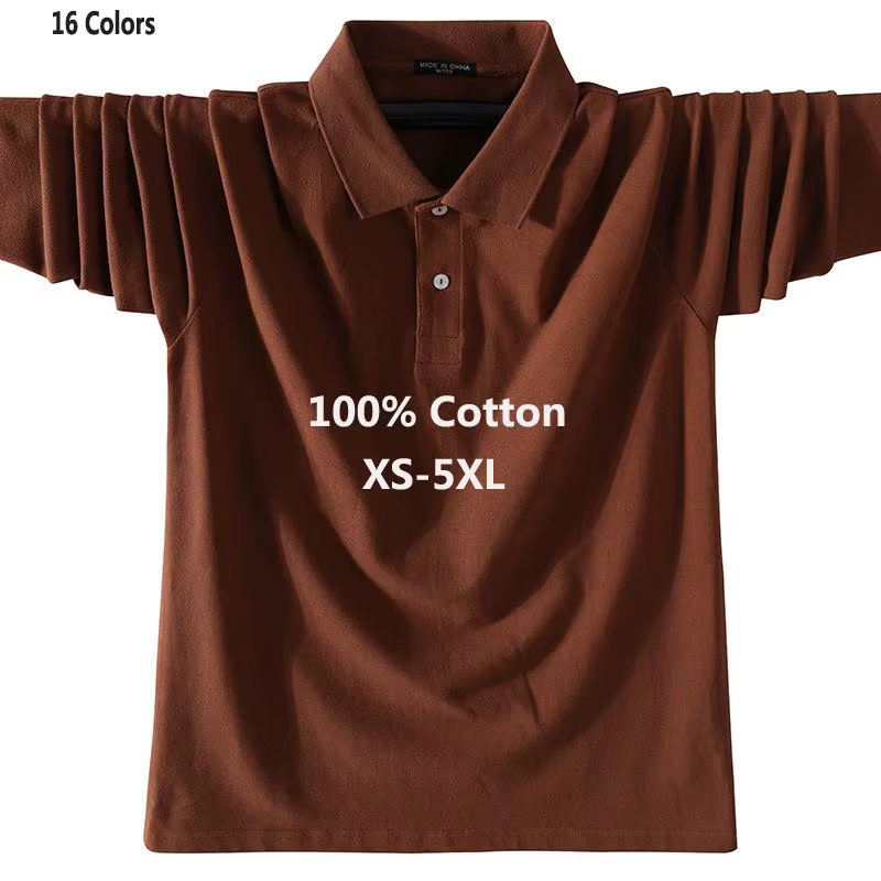 Polos à manches longues pour hommes