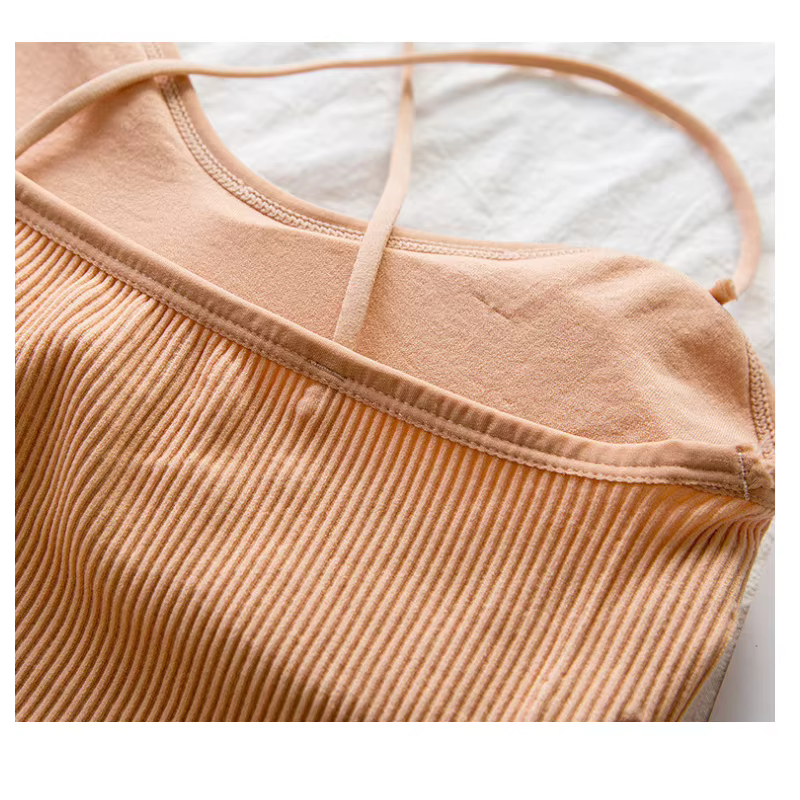 Débardeur en tricot côtelé pour femmes