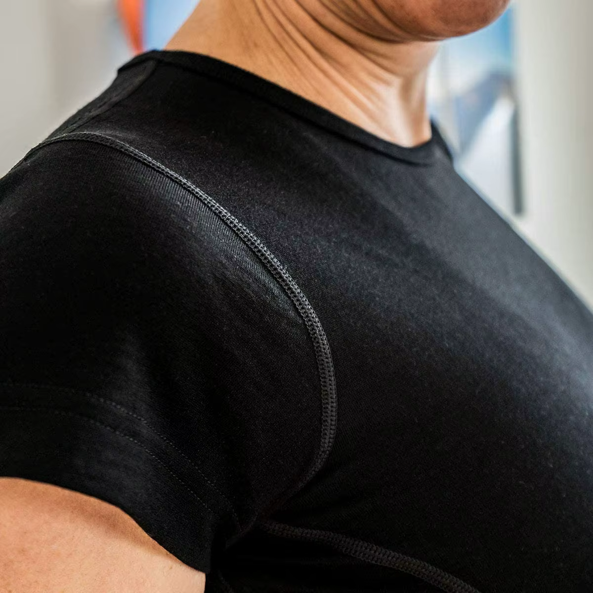 T-shirt en laine mérinos pour femme