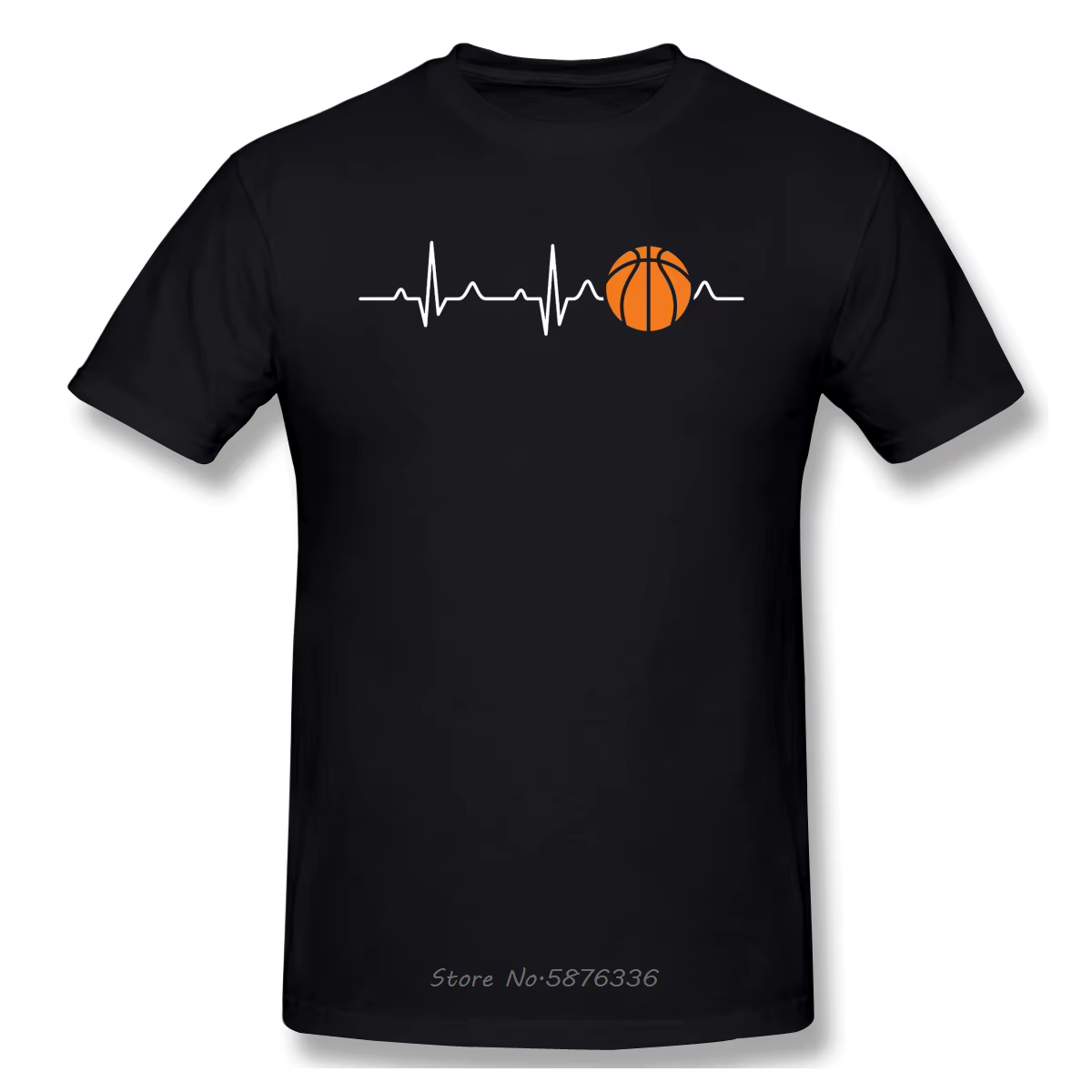 T-Shirt à manches courtes et col rond pour homme