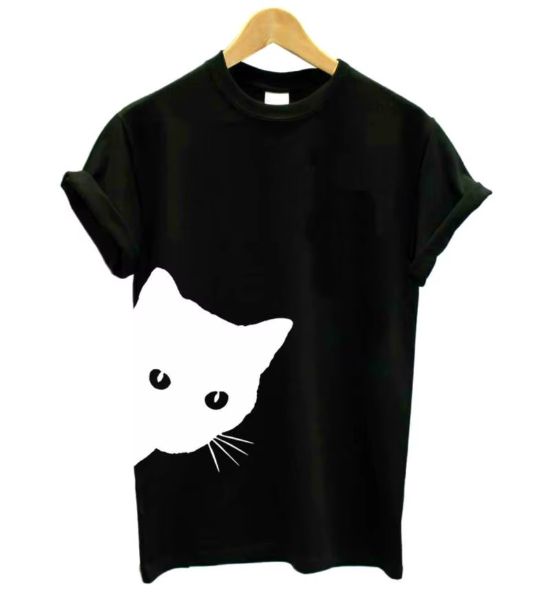 T-shirt manches courtes col rond femme blanc