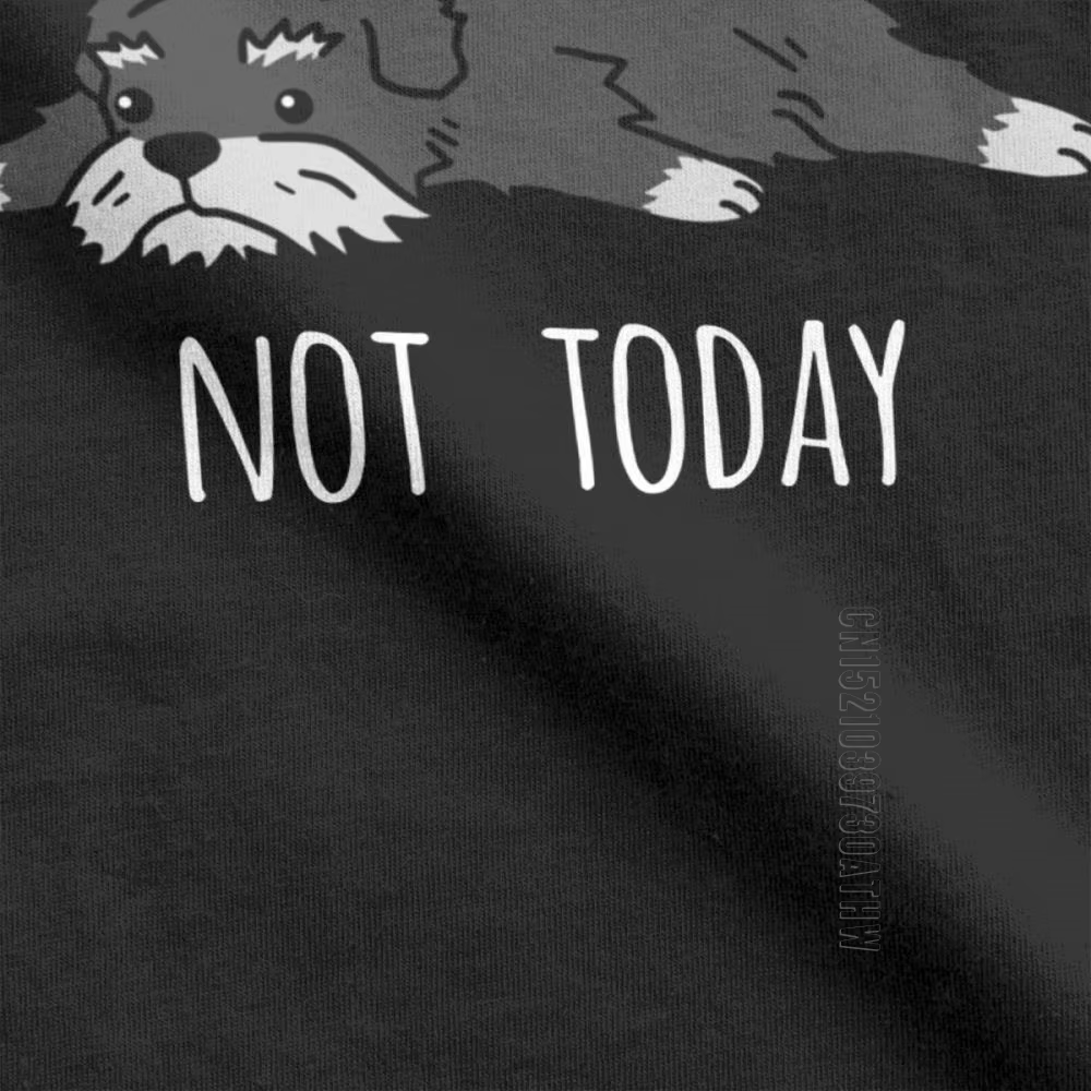 T-Shirt col ras du cou en coton purifié drôle Not Today